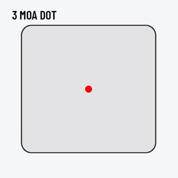 3 MOA Dot 3 Tactix EED