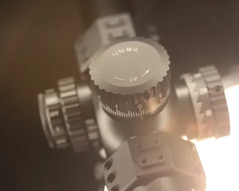 MIL turret on a Riton Conquer scope