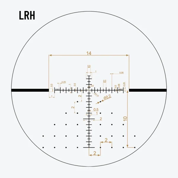 LRH Reticle Subtension