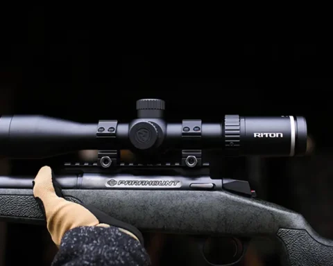 paramount with Riton scope mounted on it
