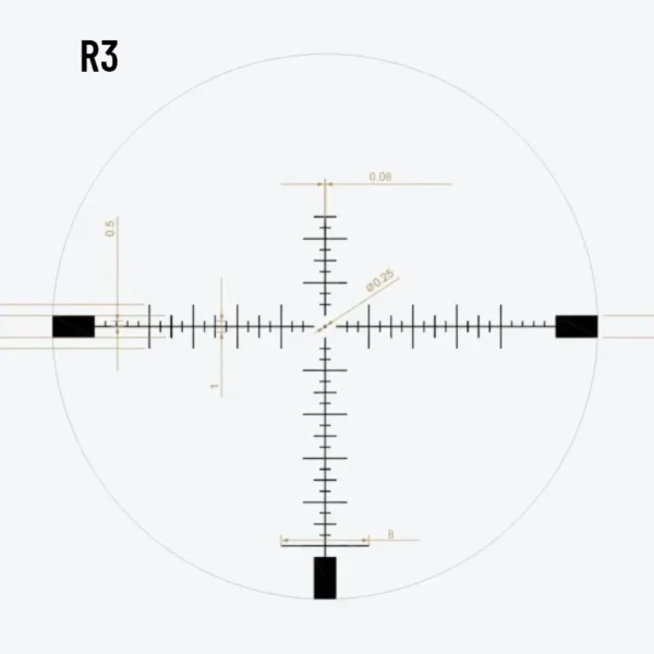 R3 Reticle Subtension