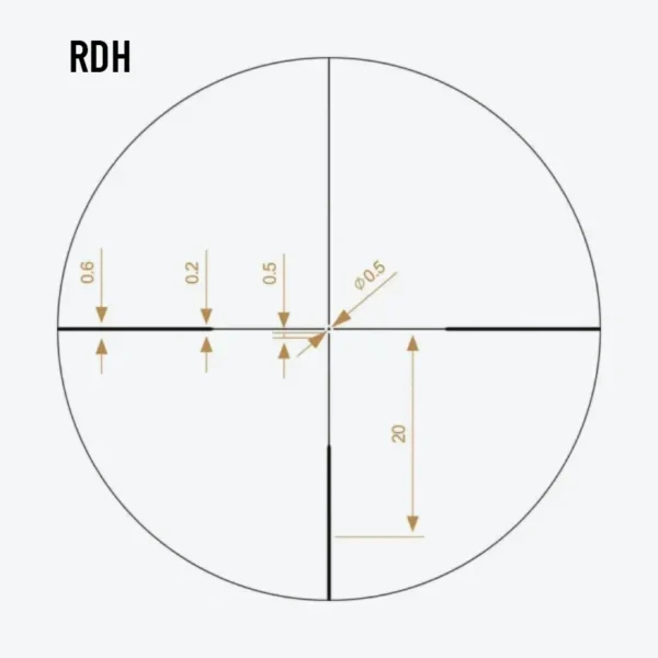 RDH Reticle Subtension